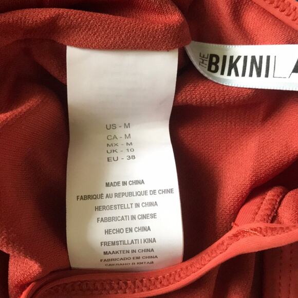 The Bikini Lab Solid Bralette Bikini Top Size Medium casual layering summer NEW - Picture 5 of 6